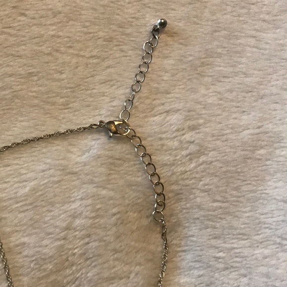 3/$10 Rhinestone circle necklace - Picture 3 of 3